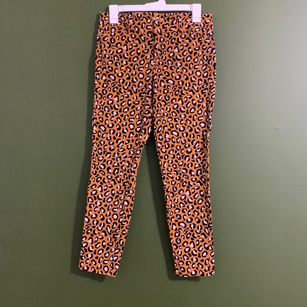 Cheetah print pixie pants